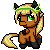 Size: 50x50 | Tagged: safe, artist:alanymph, derpibooru import, oc, oc:willow nymph, pegasus, animated, blinking, female, gif, mare, pegasus oc, pixel art, simple background, sitting, solo, transparent background