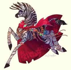 Size: 1500x1480 | Tagged: safe, artist:sitaart, derpibooru import, oc, oc only, zebra, zebra oc