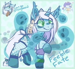 Size: 2268x2094 | Tagged: safe, artist:drawtheuniverse, derpibooru import, oc, oc only, oc:feeble fate, ghost, ghost pony, pony, undead, unicorn, chest fluff, female, fishnet stockings, mare
