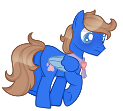 Size: 1714x1552 | Tagged: safe, artist:reptaurdrawsmlp, derpibooru import, oc, pegasus, pony, male, simple background, solo, stallion, transparent background, two toned wings, wings