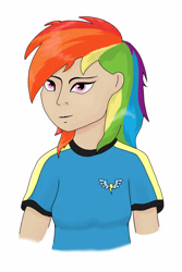 Size: 2000x3000 | Tagged: safe, artist:harleneap, derpibooru import, rainbow dash, human, humanized, solo