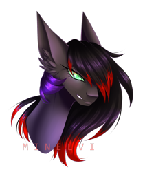 Size: 1464x1758 | Tagged: safe, artist:minelvi, derpibooru import, oc, oc only, earth pony, pony, bust, ear fluff, ears, earth pony oc, signature, simple background, solo, transparent background