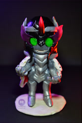 Size: 3000x4512 | Tagged: safe, artist:crosslineanimator, derpibooru import, king sombra, chibi, figure, model, polymer clay