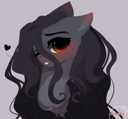 Size: 3550x3291 | Tagged: safe, artist:1fresita, derpibooru import, oc, pony, bust, female, mare, portrait, solo