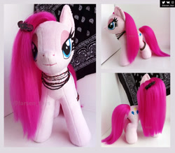 Size: 1520x1334 | Tagged: safe, artist:larsen toys, derpibooru import, pinkie pie, earth pony, pony, pinkamena diane pie, plushie, realistic, sale