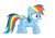 Size: 400x280 | Tagged: safe, artist:benpictures1, derpibooru import, rainbow dash, pegasus, pony, power ponies (episode), butt, female, gritted teeth, inkscape, mare, rainbutt dash, simple background, solo, vector, white background