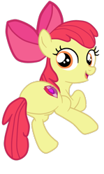 Size: 717x1202 | Tagged: safe, artist:gmaplay, derpibooru import, apple bloom, earth pony, pony, bloom butt, butt, out of context