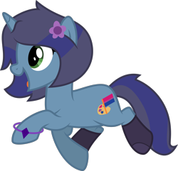 Size: 4143x4000 | Tagged: safe, artist:melisareb, derpibooru import, oc, oc only, oc:savannah london, pony, unicorn, absurd resolution, bisexual pride flag, bracelet, clothes, female, inkscape, jewelry, mare, open mouth, pride, pride flag, simple background, socks, solo, transparent background, vector