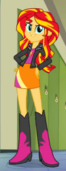 Size: 168x433 | Tagged: safe, derpibooru import, screencap, sunset shimmer, equestria girls, equestria girls (movie), cropped, solo