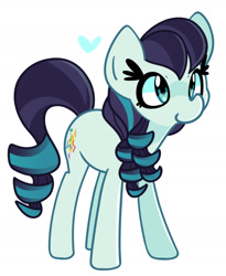 Size: 1359x1661 | Tagged: safe, artist:kindakismet, derpibooru import, coloratura, earth pony, pony, cute, female, heart, mare, rara, rarabetes, simple background, solo, white background