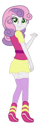 Size: 1262x3035 | Tagged: safe, artist:gmaplay, derpibooru import, sweetie belle, equestria girls, looking back, older, older sweetie belle, solo, zettai ryouiki