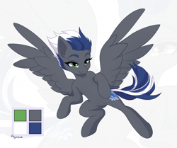 Size: 700x586 | Tagged: safe, artist:agurana, derpibooru import, oc, oc only, oc:platinum just, pegasus, pony, female, mare, reference sheet, solo, zoom layer