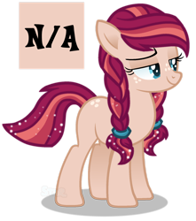 Size: 1280x1445 | Tagged: safe, artist:star-gaze-pony, derpibooru import, oc, earth pony, pony, female, magical lesbian spawn, mare, offspring, parent:applejack, parent:twilight sparkle, parents:twijack, simple background, solo, transparent background