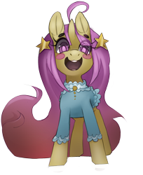 Size: 1366x1677 | Tagged: safe, artist:starlightspark, derpibooru import, oc, oc:razzle dazzle, alicorn, pony, blouse, crisis equestria, hairclip, simple background, solo, transparent background