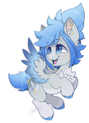 Size: 1920x2634 | Tagged: safe, artist:pvrii, derpibooru import, oc, oc:double edge, pegasus, pony, chibi, male, simple background, solo, stallion, transparent background