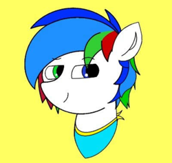 Size: 720x683 | Tagged: safe, artist:altersmay87, derpibooru import, oc, oc:tegar priyadi, earth pony, pony, earth pony oc, head, indonesia, jewelry, looking at you, looking back, male, smiling, solo, white body