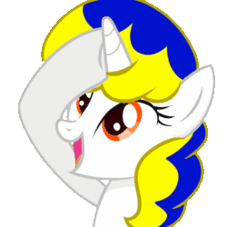 Size: 720x720 | Tagged: safe, artist:starflashing twinkle, derpibooru import, oc, oc:starflashing twinkle, alicorn, animated, chinese, cute, gif, open mouth, simple background, solo, transparent background