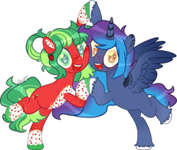 Size: 2249x1911 | Tagged: safe, artist:kurosawakuro, derpibooru import, oc, oc only, alicorn, earth pony, pony, base used, female, mare, simple background, transparent background