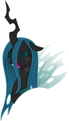 Size: 4000x6986 | Tagged: safe, artist:negatif22, derpibooru import, queen chrysalis, changeling, changeling queen, anxiety, breakdown, broken, bust, crying, crysalis, cute, eyes closed, fangs, female, open mouth, quadrupedal, sad, sadorable, simple background, sobbing, solo, tantrum, teary eyes, transparent background, vector, wings, zoomorphic