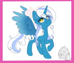 Size: 1225x1060 | Tagged: safe, artist:gloomypumpkaboo, derpibooru import, oc, oc:fleurbelle, alicorn, adorabelle, alicorn oc, bow, cute, female, hair bow, horn, mare, ocbetes, wings