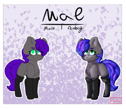 Size: 1280x1109 | Tagged: safe, artist:dian-trex, derpibooru import, oc, oc:mae, earth pony, pony, chest fluff, clothes, commission, male, reference sheet, smiling, socks, solo, watermark