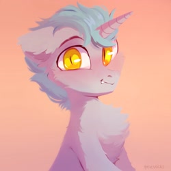 Size: 2048x2048 | Tagged: safe, artist:_mpiesocks, artist:raily, derpibooru import, pony, unicorn, slit eyes, solo