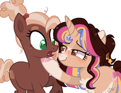 Size: 1280x990 | Tagged: safe, artist:katelynleeann42, artist:moon-rose-rosie, derpibooru import, oc, oc only, oc:melanie, oc:mudd slide, earth pony, pony, unicorn, female, mare, simple background, transparent background