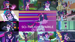 Size: 1280x721 | Tagged: safe, derpibooru import, edit, edited screencap, editor:quoterific, screencap, flash sentry, rarity, sci-twi, spike, spike the regular dog, twilight sparkle, dog, cheer you on, eqg summertime shorts, equestria girls, equestria girls series, forgotten friendship, friendship games, good vibes, legend of everfree, mad twience, movie magic, opening night, rainbow rocks, spring breakdown, sunset's backstage pass!, super squad goals, twilight under the stars, spoiler:eqg series (season 2), spoiler:eqg specials, all good (song), clothes, cute, cutie mark, cutie mark on clothes, eyes closed, faic, female, geode of shielding, geode of telekinesis, glasses, jewelry, magic, magical geodes, male, microphone, music festival outfit, necklace, night, one eye closed, open mouth, ponied up, ponytail, smiling, telekinesis, twiabetes, wings, yacht