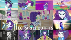 Size: 1280x722 | Tagged: safe, derpibooru import, edit, edited screencap, editor:quoterific, screencap, rarity, sweetie belle, a photo booth story, better together, cheer you on, eqg summertime shorts, equestria girls, equestria girls (movie), forgotten friendship, friendship games, friendship through the ages, good vibes, life is a runway, pinkie sitting, rainbow rocks, rarity investigates: the case of the bedazzled boot, spring breakdown, sunset's backstage pass!, the other side, belly button, black and white, clothes, cute, cutie mark, cutie mark on clothes, fall formal outfits, geode of shielding, grayscale, jewelry, looking at you, magical geodes, monochrome, music festival outfit, necklace, night, raribetes, rarity investigates (eqg): pinkie pie, smiling, sunset