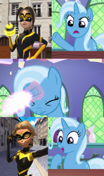 Size: 640x1080 | Tagged: safe, artist:3d4d, derpibooru import, trixie, all bottled up, chloe bourgeois, exploitable meme, miraculous ladybug, queen bee, spoilers for another series, trixie fixing meme, vesperia
