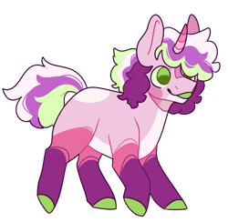 Size: 940x919 | Tagged: safe, artist:spaceoreosxoxo, derpibooru import, oc, oc only, pony, unicorn, curved horn, horn, mlem, silly, simple background, smiling, solo, tongue, tongue out, transparent background