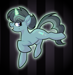 Size: 1018x1047 | Tagged: safe, artist:binkyt11, derpibooru exclusive, derpibooru import, oc, oc only, oc:nurse bloodlust, pony, unicorn, beauty mark, eye clipping through hair, female, levitation, magic, mare, solo, telekinesis