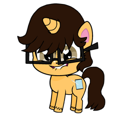 Size: 1318x1238 | Tagged: safe, artist:brandonthebronypony, derpibooru import, oc, oc only, oc:brandon, my little pony: pony life, simple background, solo, transparent background