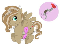 Size: 629x500 | Tagged: safe, artist:slanderxoxo, derpibooru import, oc, oc:cocoa, pegasus, cutie mark, female, looking back, mare, pegasus oc, solo