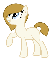 Size: 339x390 | Tagged: safe, artist:targetgirl, derpibooru import, oc, oc:quinn, earth pony, earth pony oc, female, looking up, mare, solo