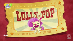 Size: 1280x720 | Tagged: safe, derpibooru import, screencap, fluttershy, pegasus, lolly-pop, my little pony: pony life, spoiler:pony life s02e19, clown nose, flutterclown, hat, tiny pop, title card