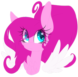 Size: 2458x2440 | Tagged: safe, artist:mediasmile666, derpibooru import, oc, oc only, pegasus, pony, bust, chest fluff, female, mare, simple background, transparent background