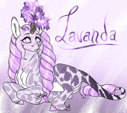 Size: 600x534 | Tagged: safe, artist:malinraf1615, derpibooru import, oc, oc:lavanda, kirin, female, lying down, prone, solo