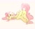 Size: 2048x1690 | Tagged: safe, artist:sukiskuki, derpibooru import, fluttershy, pegasus, pony, blushing, butt, cute, face down ass up, featureless crotch, female, flutterbutt, looking at you, looking back, looking back at you, mare, one eye closed, plot, rear view, shyabetes, solo, wink