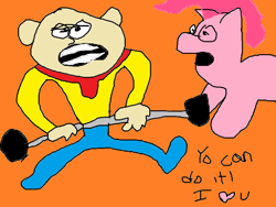 Size: 800x600 | Tagged: safe, artist:tlent, derpibooru import, pinkie pie, 1000 hours in ms paint, caillou