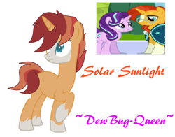 Size: 1280x1005 | Tagged: safe, artist:dewbug-queen, derpibooru import, starlight glimmer, sunburst, oc, pony, unicorn, female, male, offspring, parent:starlight glimmer, parent:sunburst, parents:starburst, shipping, simple background, starburst, straight, transparent background