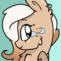 Size: 200x200 | Tagged: safe, artist:cookietasticx3, derpibooru import, oc, oc:winter star, pegasus, pony, beanie, bust, ear piercing, earring, female, gradient background, hat, jewelry, mare, pegasus oc, piercing, smiling, solo, wings