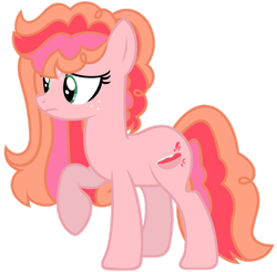 Size: 1280x1261 | Tagged: safe, artist:camomiie, derpibooru import, oc, oc only, oc:pristine party punch, base used, female, freckles, mare, offspring, parent:big macintosh, parent:pinkie pie, parents:pinkiemac, simple background, transparent background