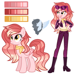 Size: 2130x2130 | Tagged: safe, artist:skyfallfrost, derpibooru import, pony, equestria girls, clothes, human ponidox, reference sheet, self ponidox, simple background, transparent background