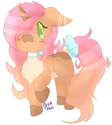 Size: 1195x1326 | Tagged: safe, artist:pasteldraws, derpibooru import, oc, pony, bell, blushing, bow, curly hair, cute, fluffy mane, simple background, solo, transparent background