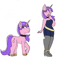 Size: 2048x1536 | Tagged: safe, artist:mintymelody, derpibooru import, oc, oc:honey hypnosis, anthro, unicorn, jumper