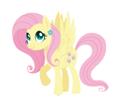 Size: 3500x3080 | Tagged: safe, artist:belka-sempai, artist:dariasound, derpibooru import, fluttershy, pegasus, pony, collaboration, cute, female, flower, high res, mare, shyabetes, simple background, solo, transparent background