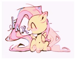 Size: 2048x1605 | Tagged: safe, artist:dizzychelsy, derpibooru import, fluttershy, pegasus, pony, cute, daaaaaaaaaaaw, shyabetes, solo, yay