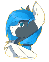 Size: 1277x1617 | Tagged: safe, artist:cookietasticx3, derpibooru import, oc, oc only, oc:cyclone, pegasus, pony, bust, pegasus oc, simple background, solo, transparent background, wings