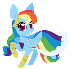 Size: 3098x3000 | Tagged: safe, artist:belka-sempai, derpibooru import, rainbow dash, pegasus, pony, clothes, dress, gala dress, simple background, solo, transparent background